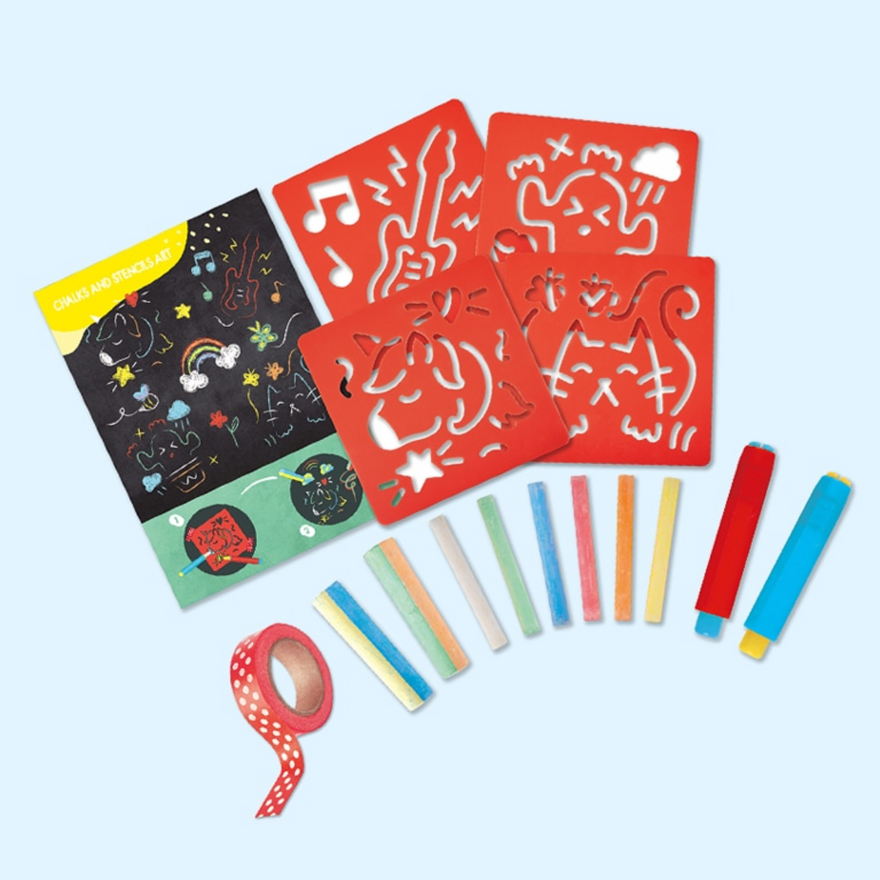 Tizas y Stencils Arte Tizas y Stencils Arte