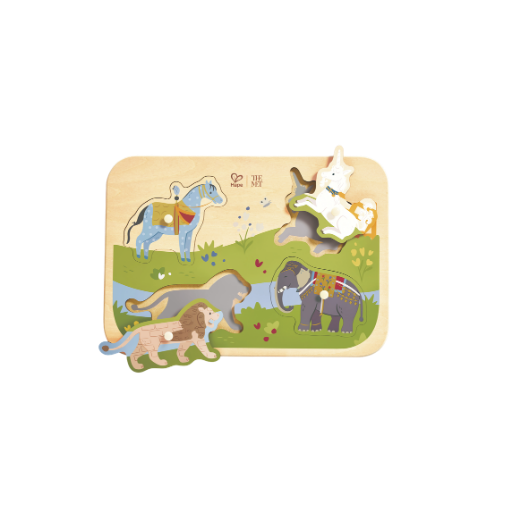 Majestic Animals Peg Puzzle