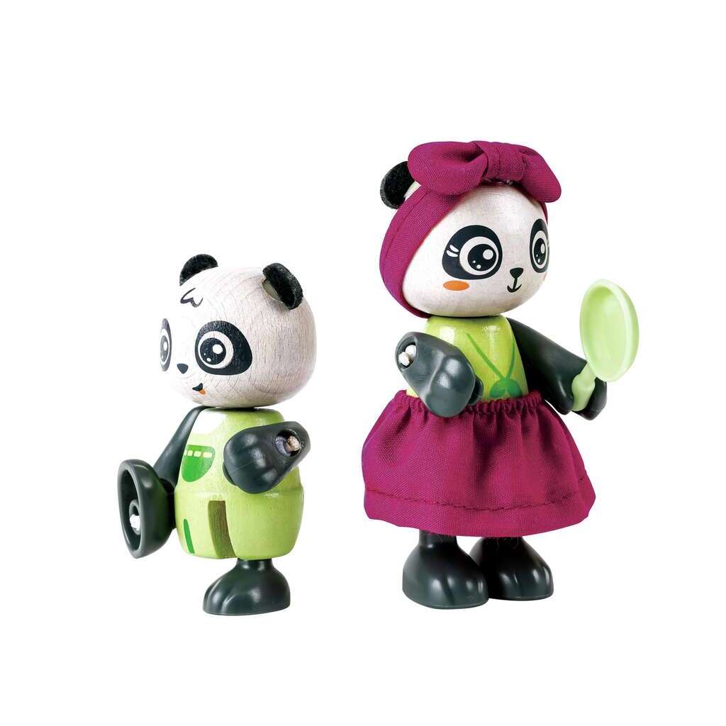 Casa de bambú de los osos pandas Casa de bambú de los osos pandas