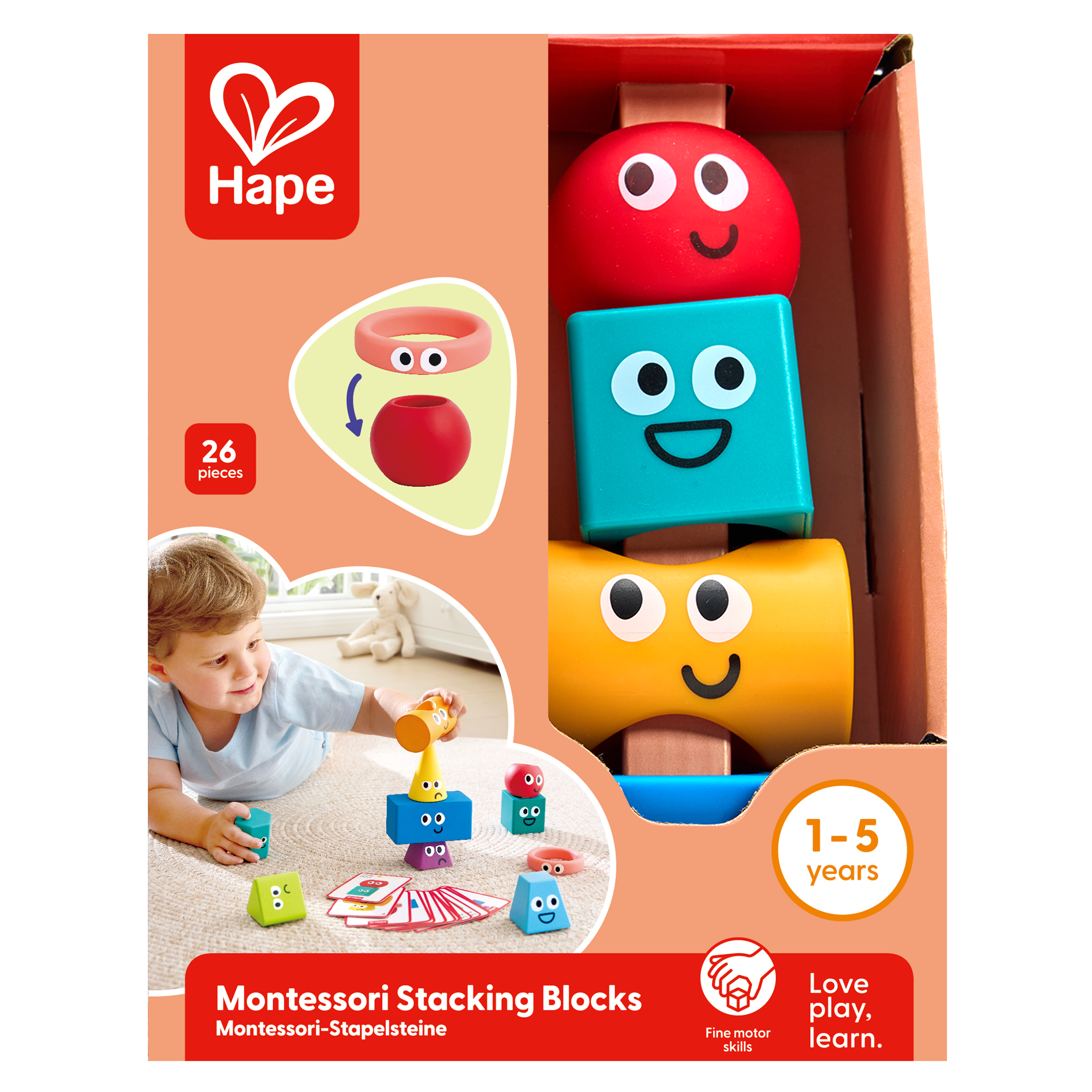 Bloques apilables Montessori