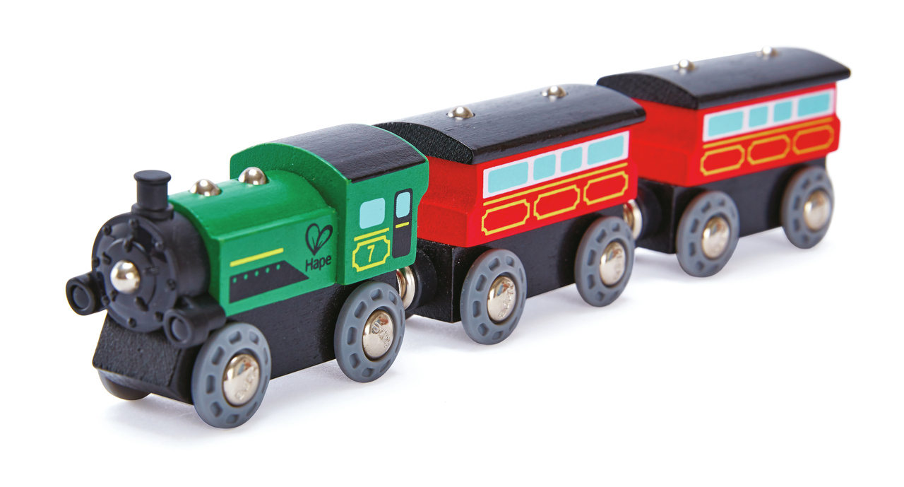 Tren Locomotora Hape Locomotora Roja Hape Tren De Juguete A Pilas