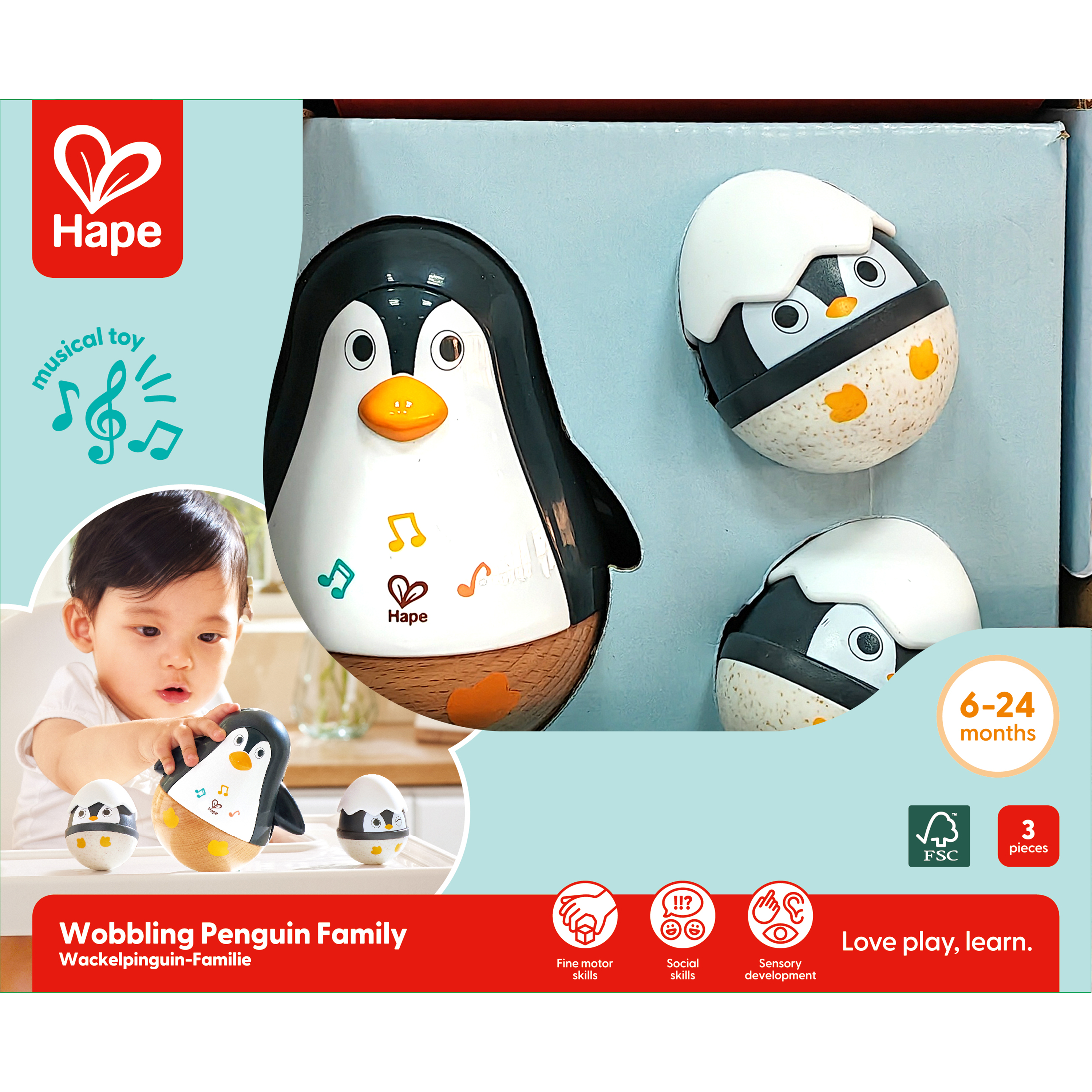 Familia de Pingüinos Tambaleantes