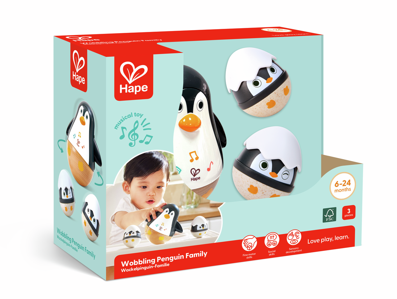 Familia de Pingüinos Tambaleantes