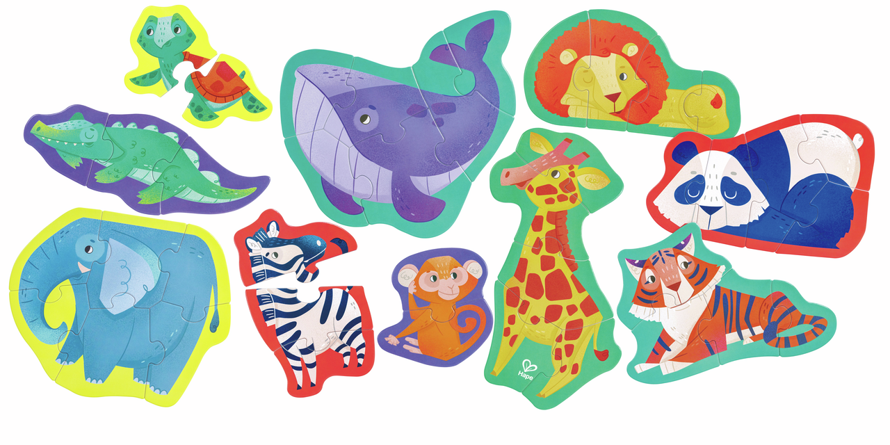 Rompecabezas de amigos de la jungla Rompecabezas de amigos de la jungla