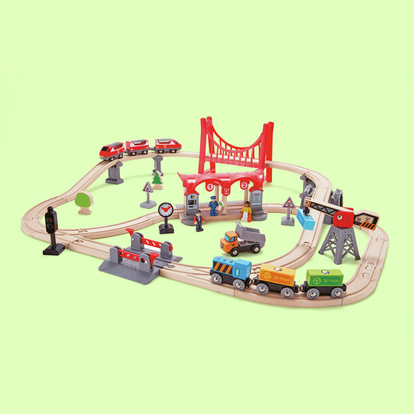 Conjunto de Vías Ciudad Bulliciosa Conjunto de Vías Ciudad Bulliciosa