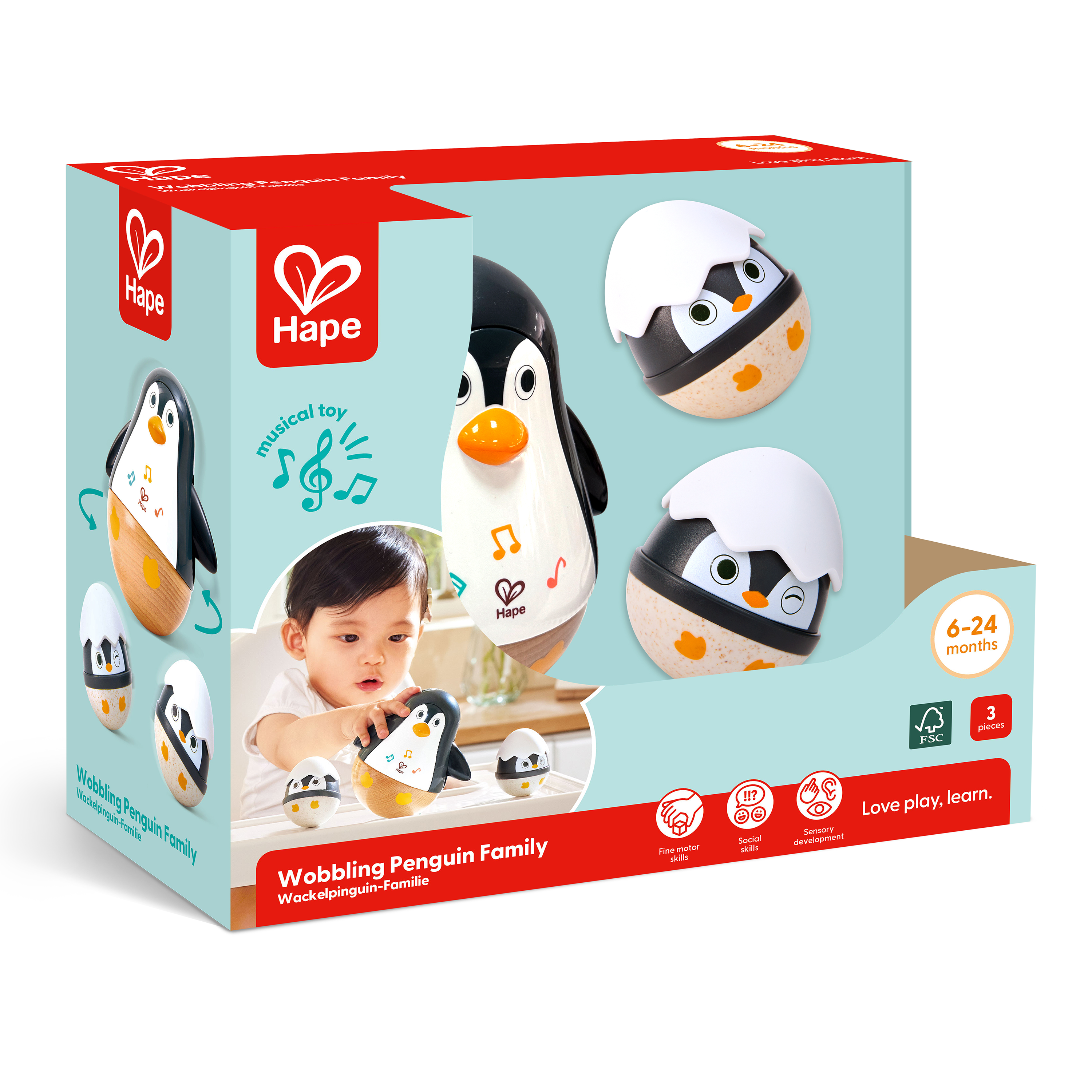 Familia de Pingüinos Tambaleantes