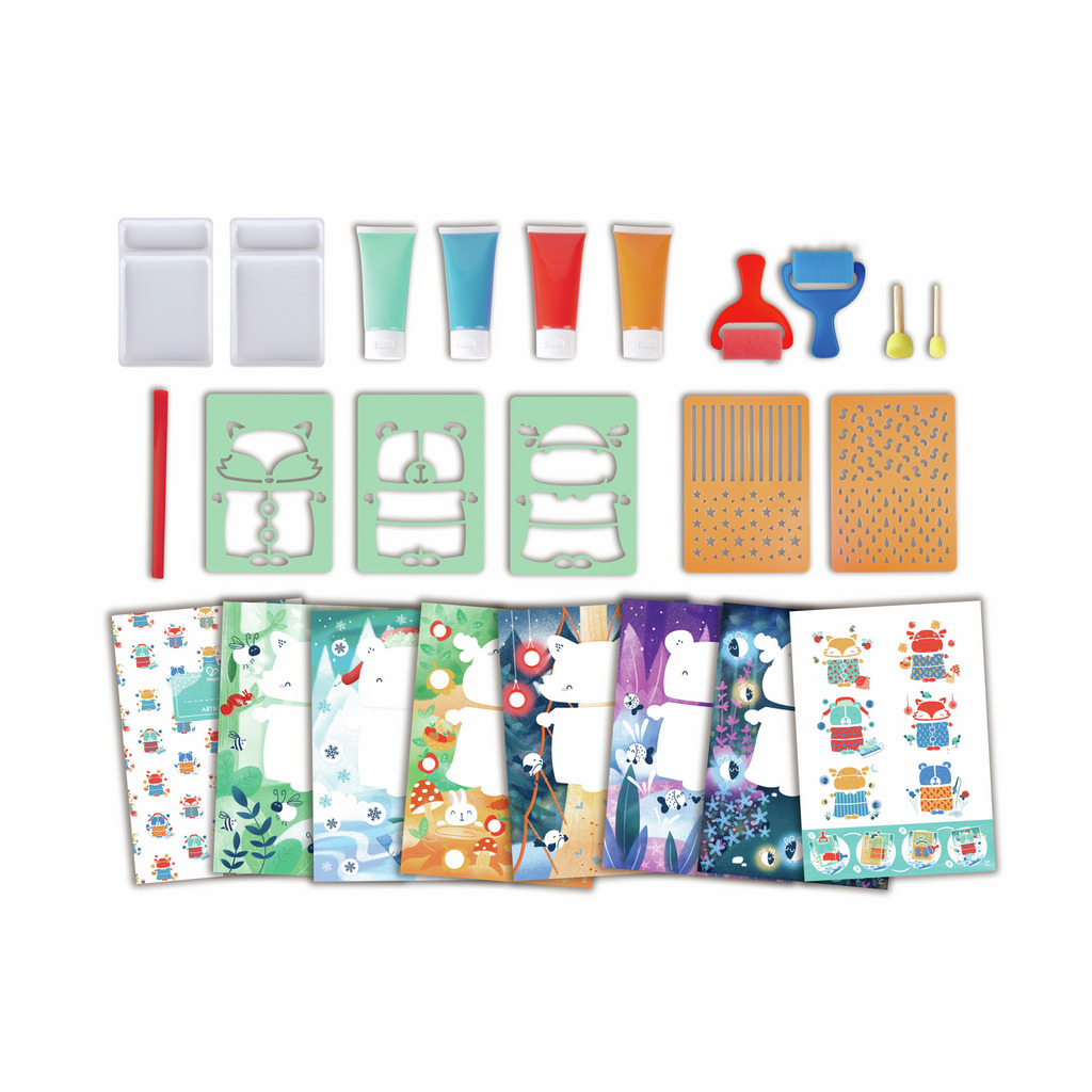 Diversión de Pintura con Esponja Diversión de Pintura con Esponja