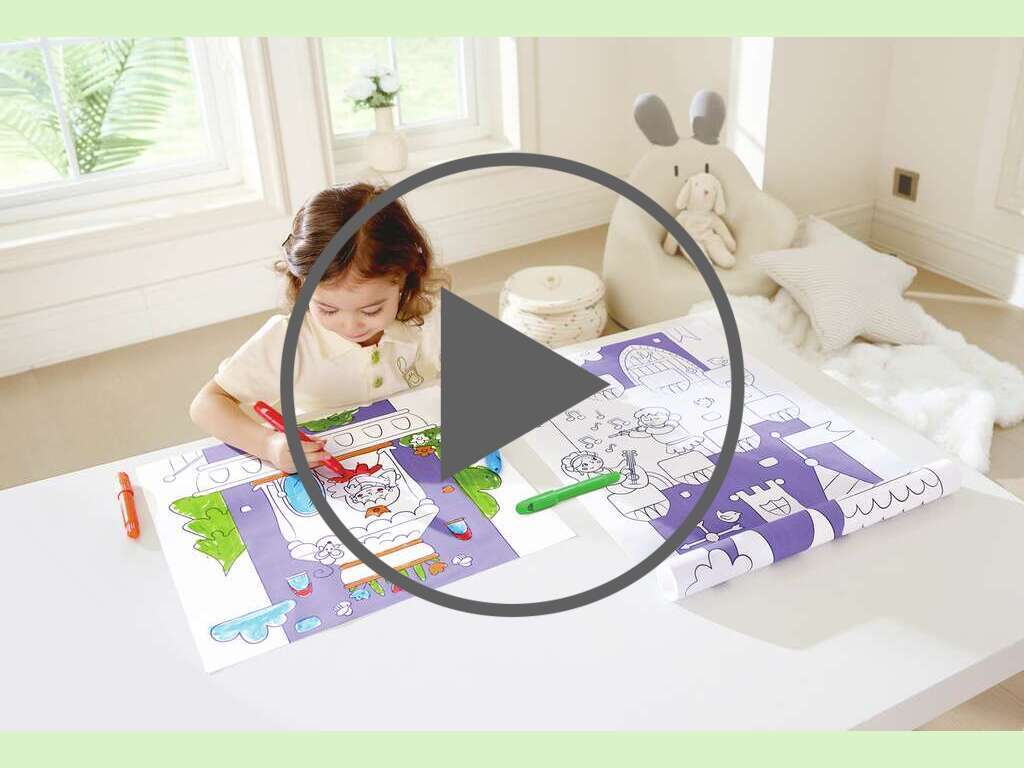 Rollo de Papel para Garabatos de Castillos Rollo de Papel para Garabatos de Castillos