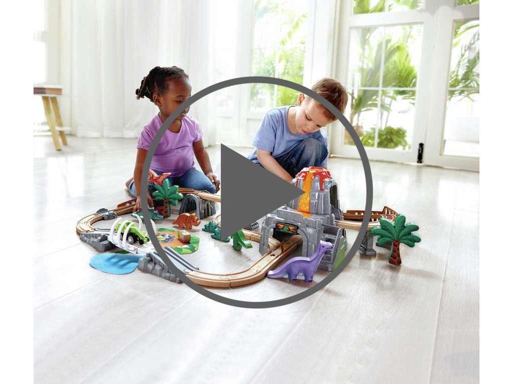 Conjunto de aventura ferroviaria Dino Conjunto de aventura ferroviaria Dino