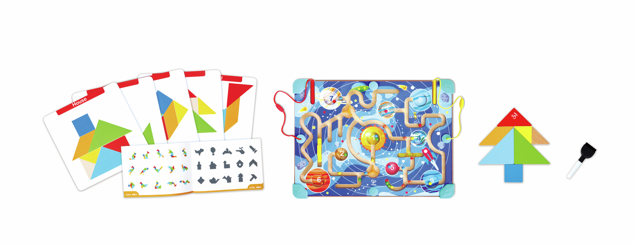 Laberinto Espacial y Tablero de Tangram Laberinto Espacial y Tablero de Tangram