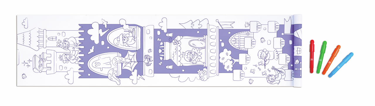 Rollo de Papel para Garabatos de Castillos