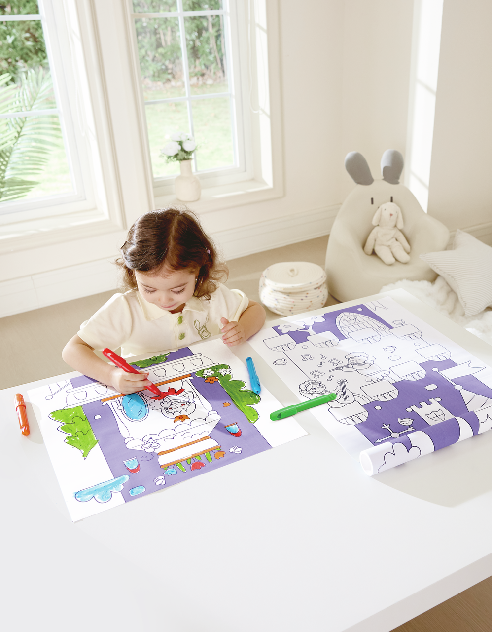 Rollo de Papel para Garabatos de Castillos