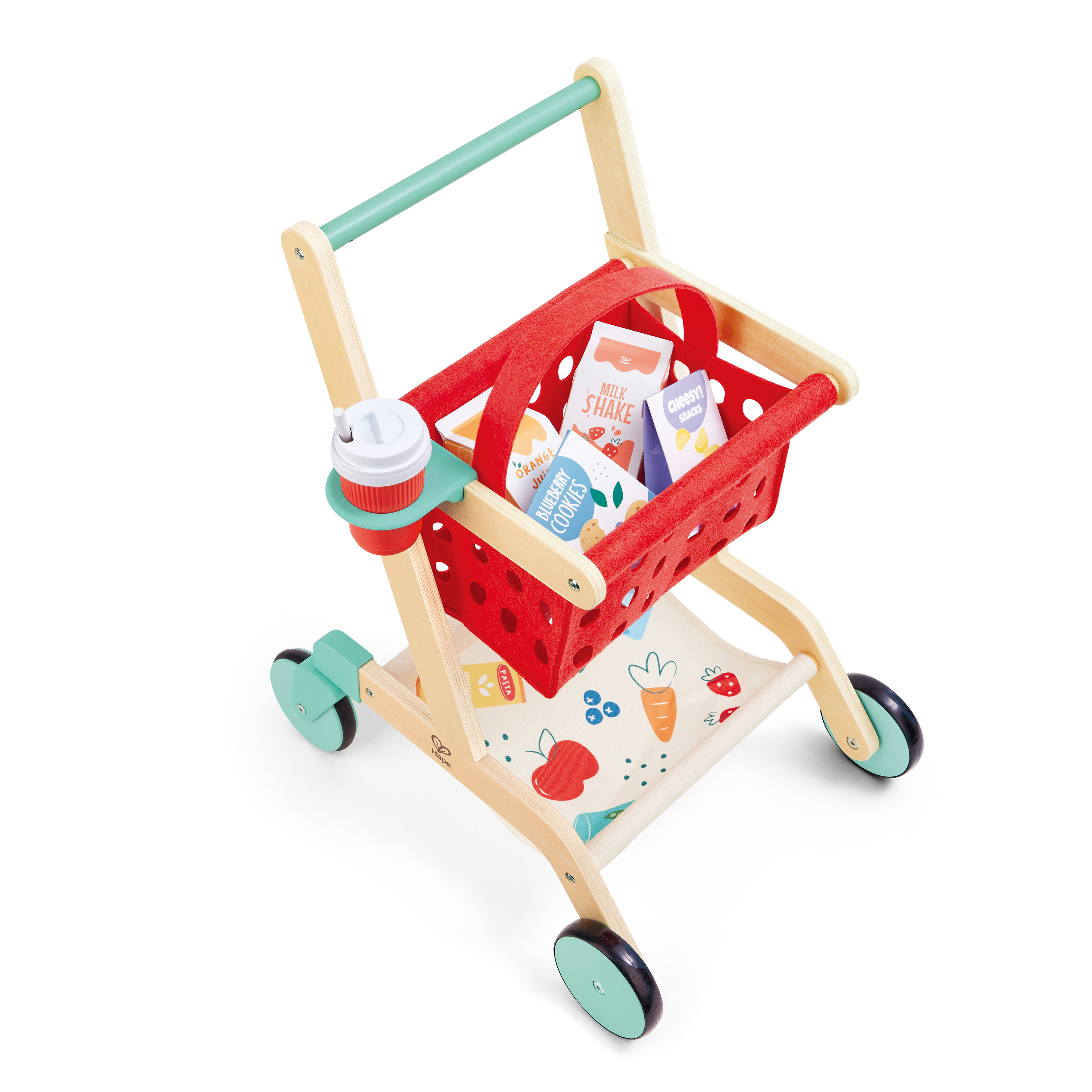 Carrito y Cesta del Pequeño Comprador