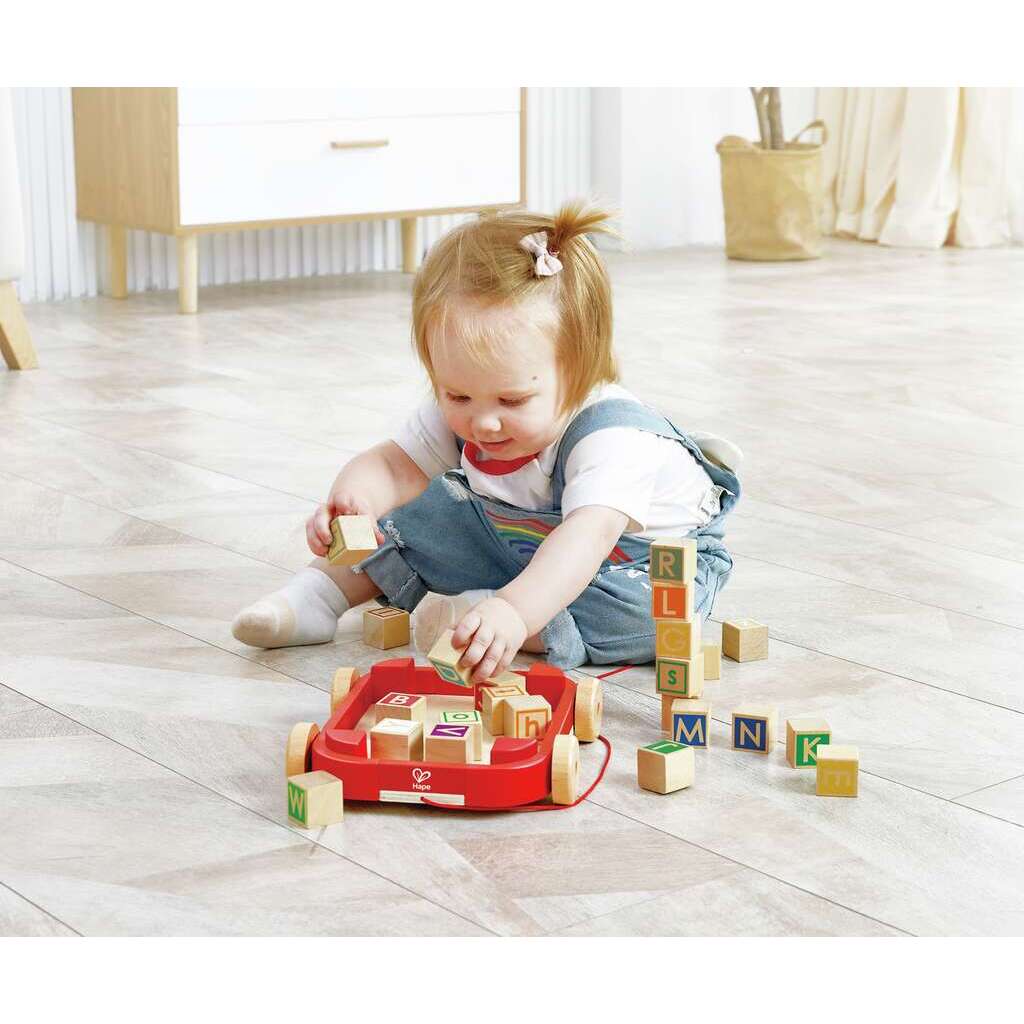 Carro de Arrastre con Bloques Apilables Carro de Arrastre con Bloques Apilables