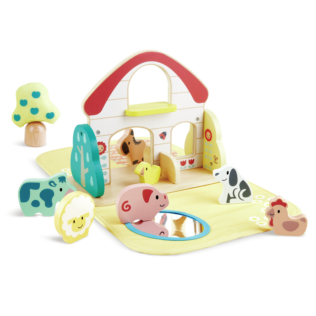 Granja con Animales de Madera