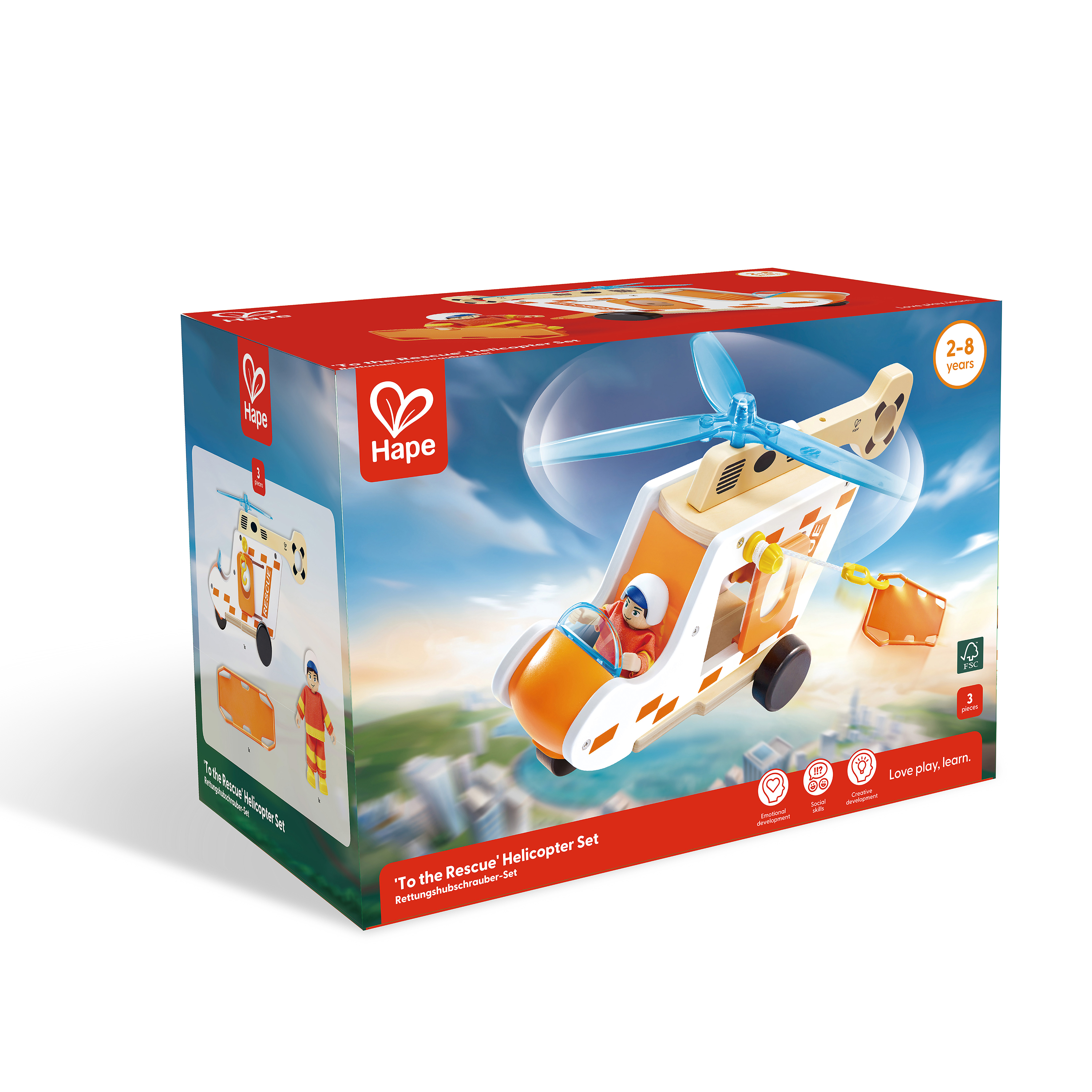 To the Rescue' Helicopter Set