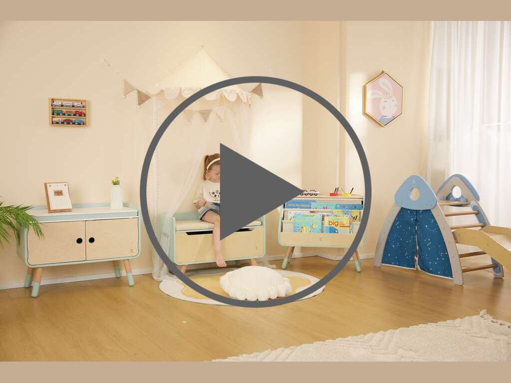 Baúl para juguetes 2 en 1 Baúl para juguetes 2 en 1