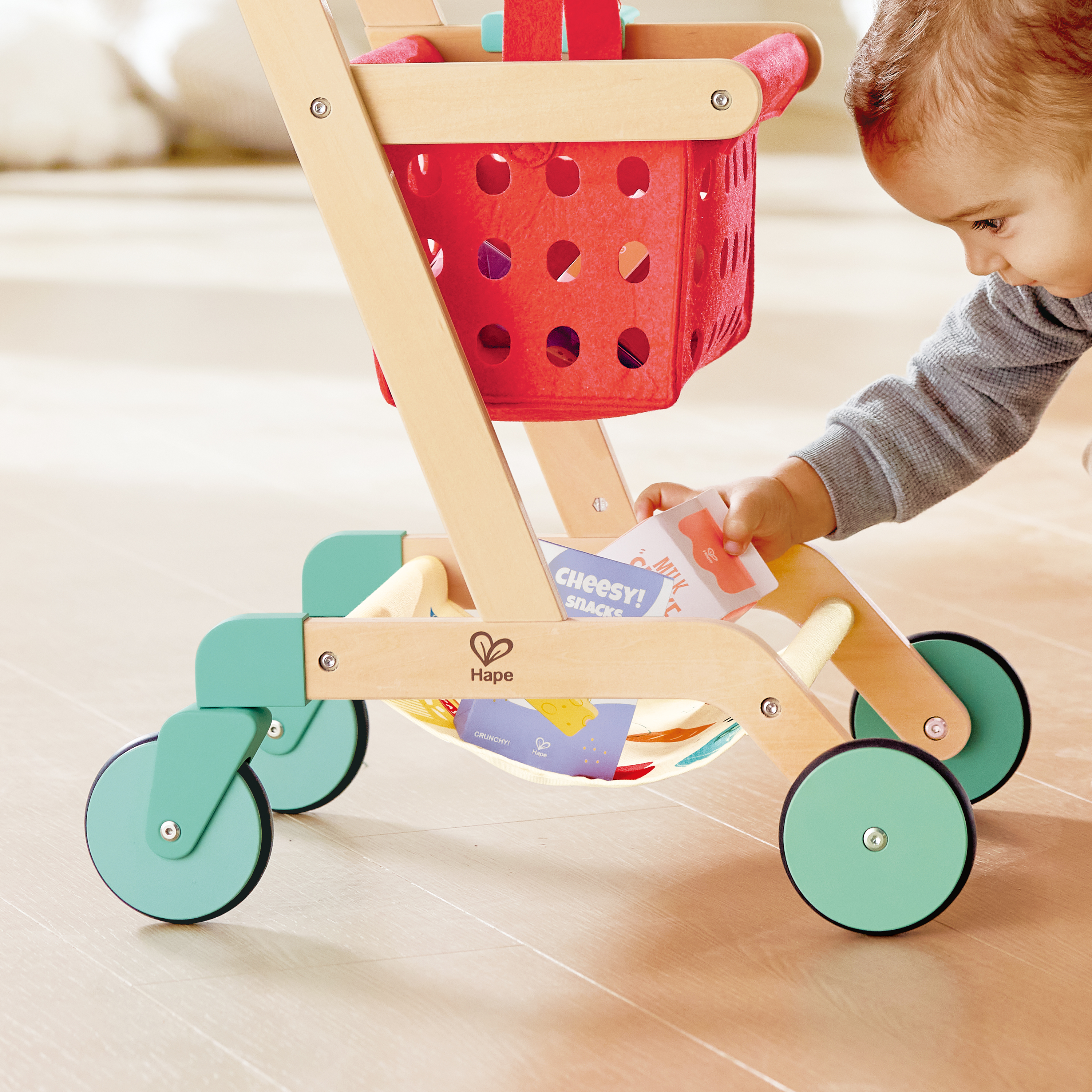 Carrito y Cesta del Pequeño Comprador