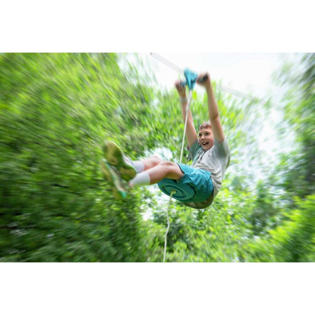 Tirolina 30m con Sistema de Freno Quickset Tirolina 30m con Sistema de Freno Quickset