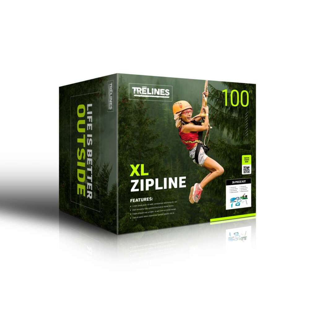 Tirolina 30m con Sistema de Freno Quickset Tirolina 30m con Sistema de Freno Quickset