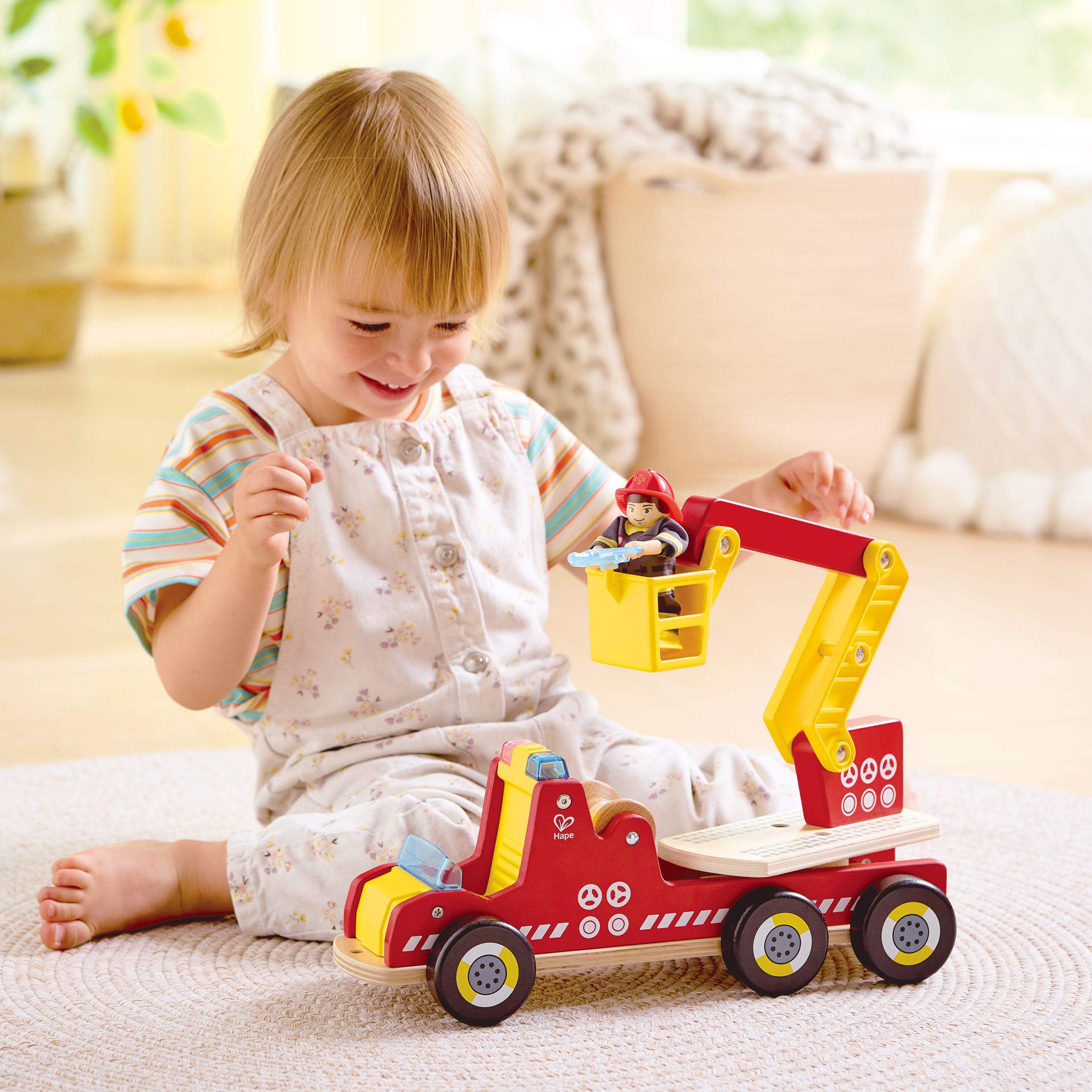 Siren & Lights Toy Fire Truck