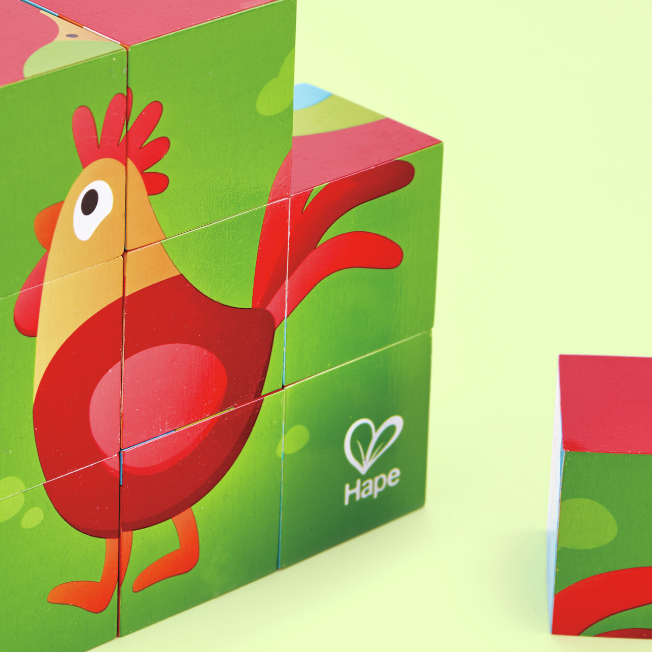 Puzle de Bloques de Animales de Granja Puzle de Bloques de Animales de Granja