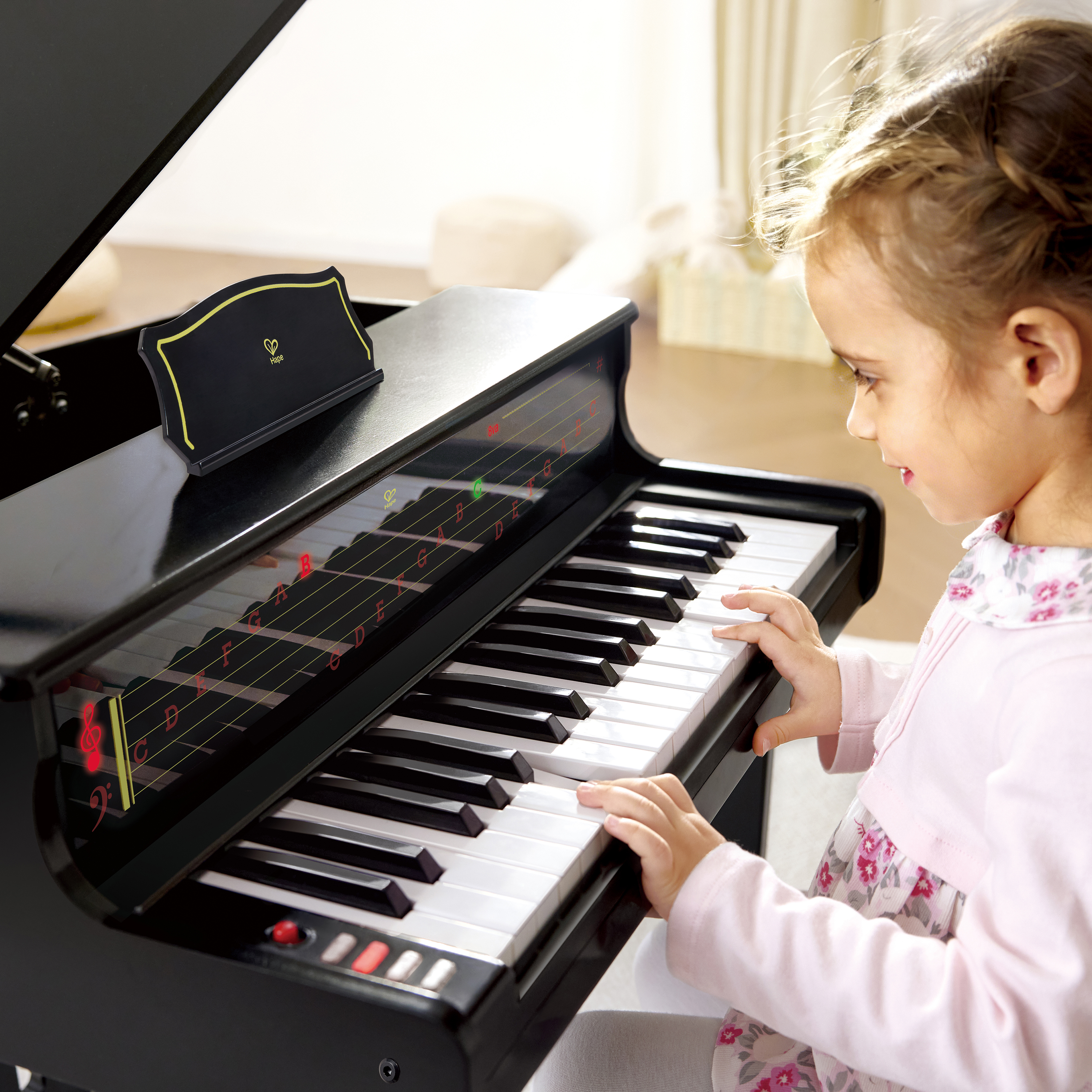 Light-Up Learning Piano, 37 Keys