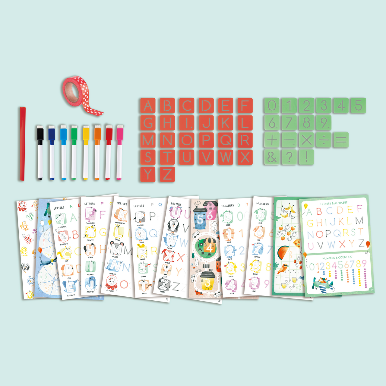 Seguimiento de Letras y Números Seguimiento de Letras y Números