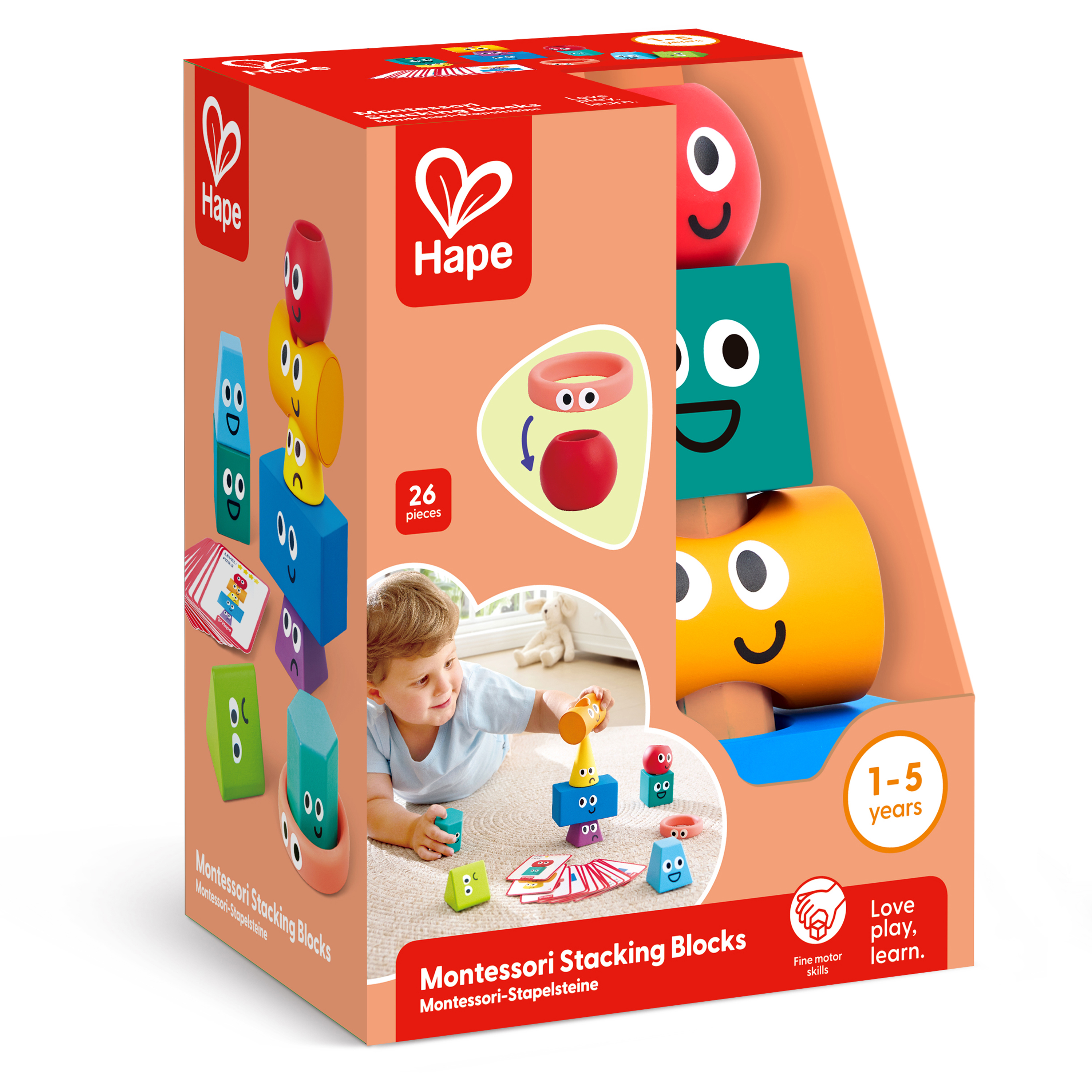 Bloques apilables Montessori