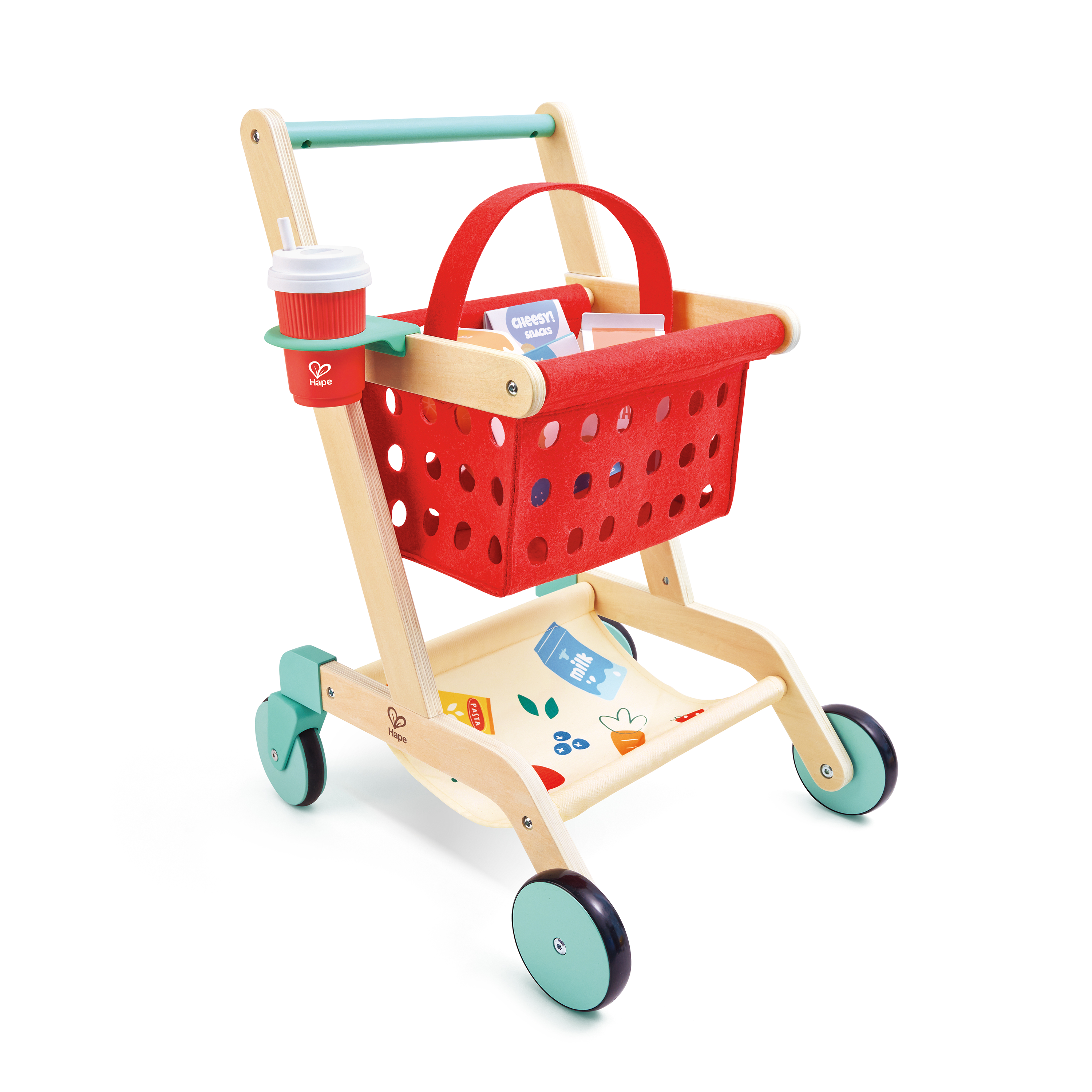 Carrito y Cesta del Pequeño Comprador
