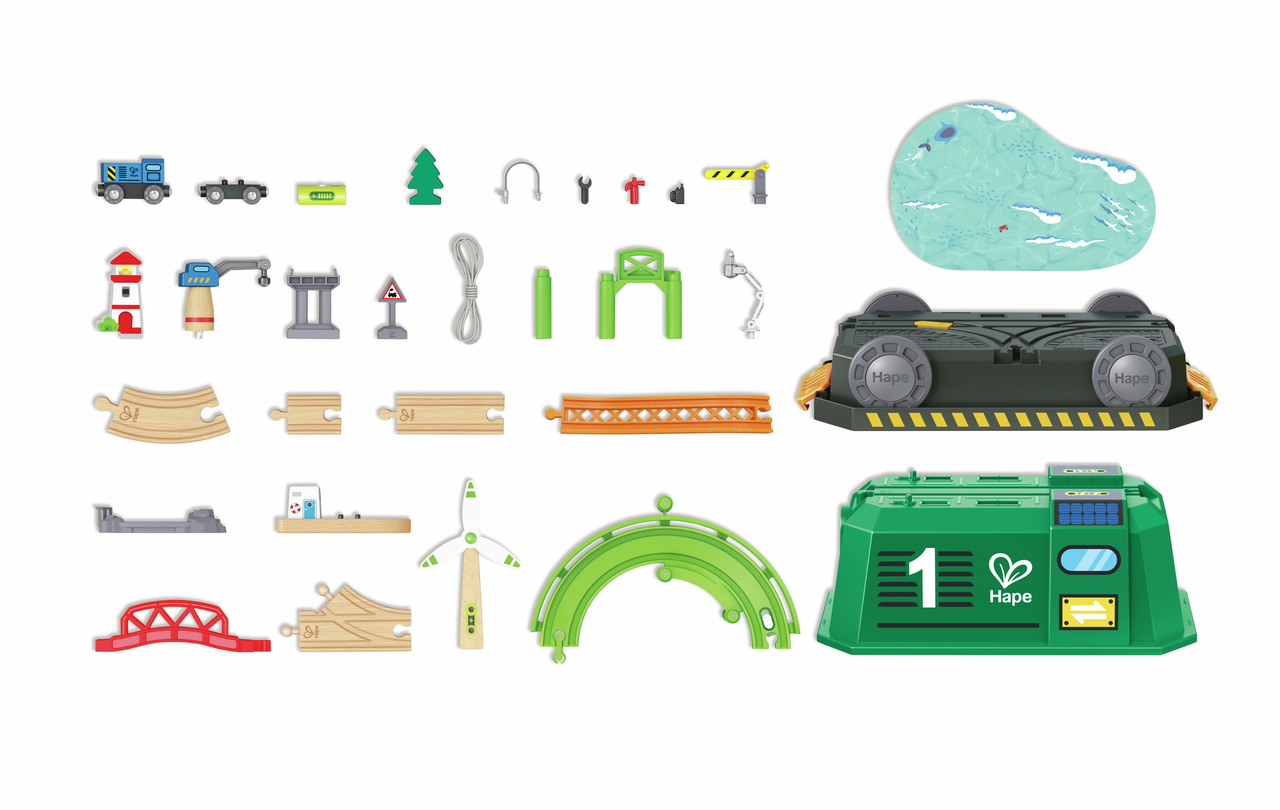 Set de Tren de Energía Eco en Cubo