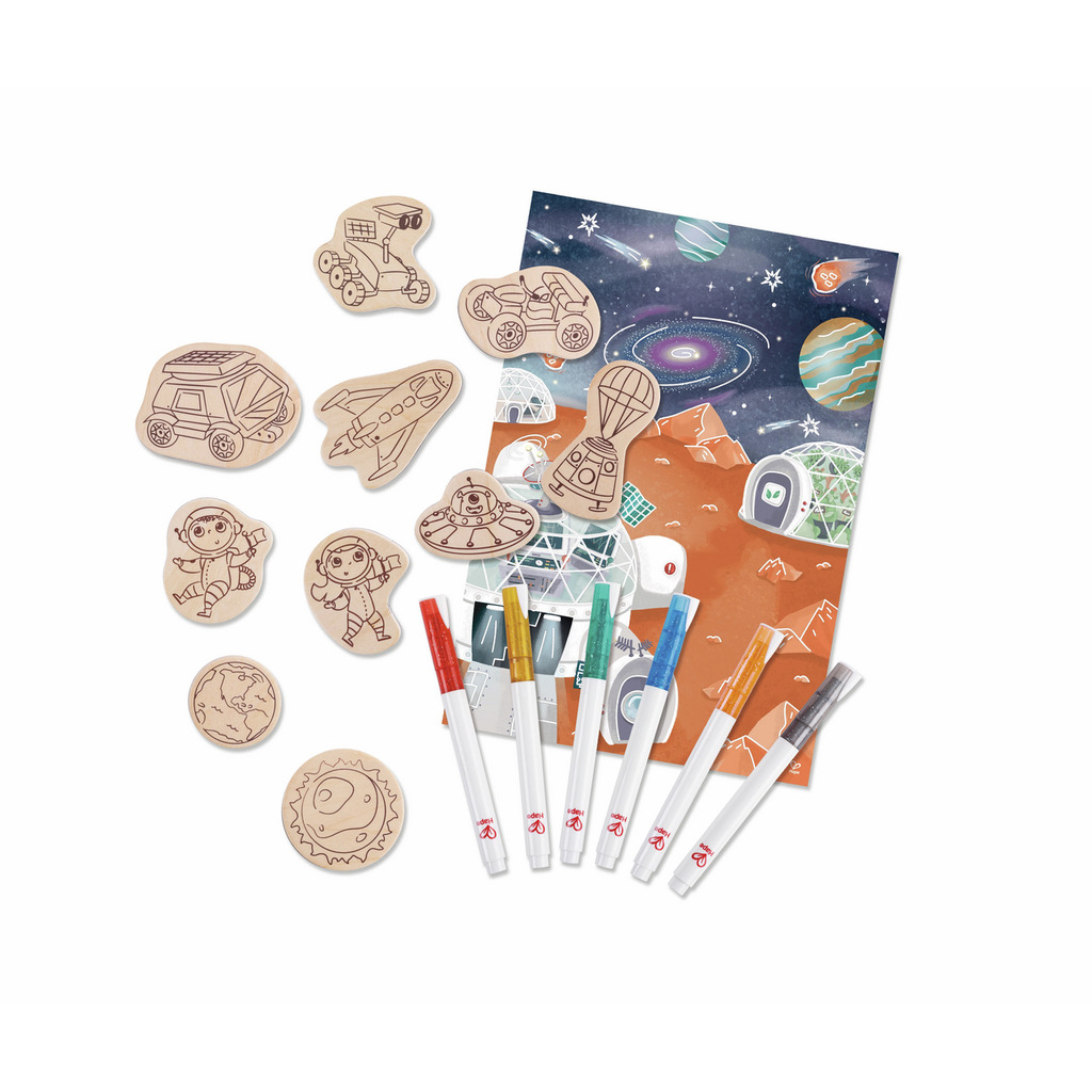 Vida Espacial de Marte, Imanes de Bricolaje para Contar historias Vida Espacial de Marte, Imanes de Bricolaje para Contar historias