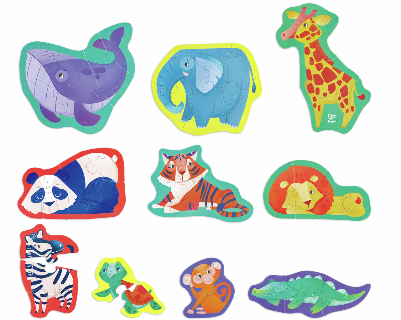 Rompecabezas de amigos de la jungla