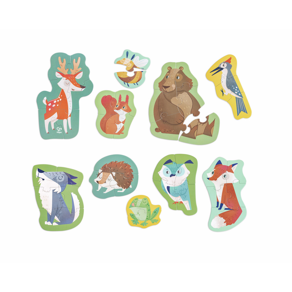 Rompecabezas de amigos del bosque Rompecabezas de amigos del bosque