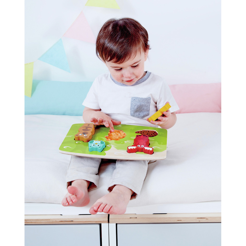 Puzle Táctil de Animales del Bosque Puzle Táctil de Animales del Bosque