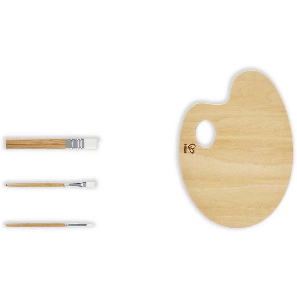 Kit artístico de pinceles y paleta Kit artístico de pinceles y paleta