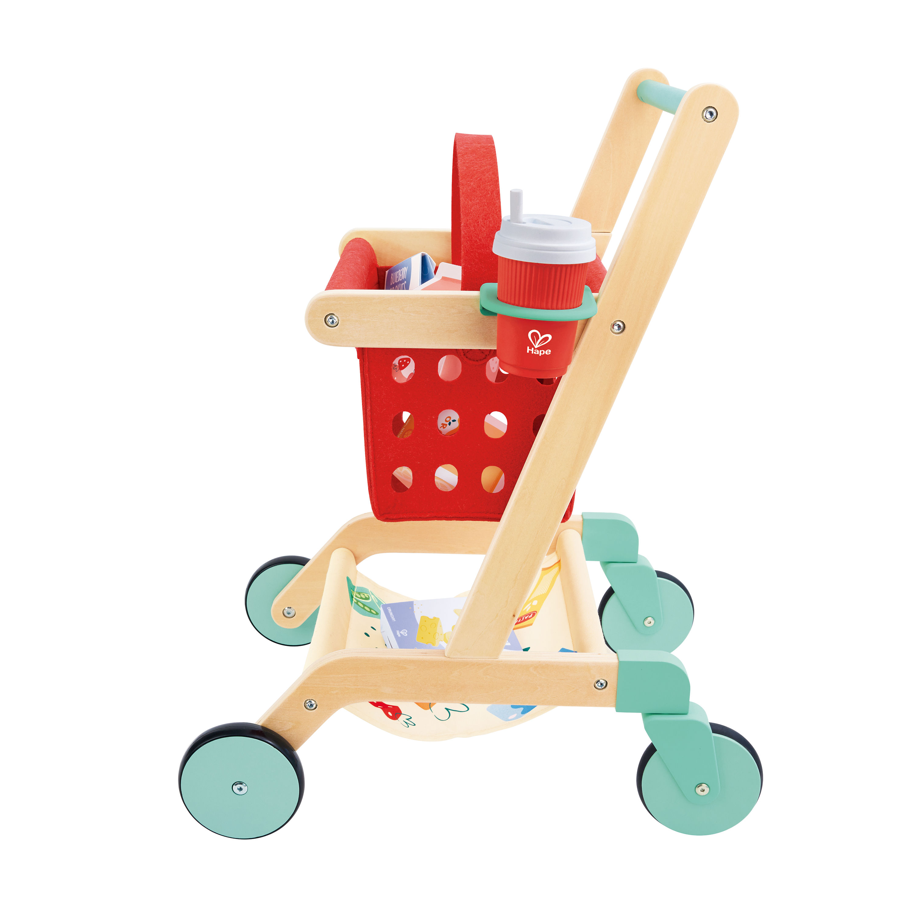 Carrito y Cesta del Pequeño Comprador