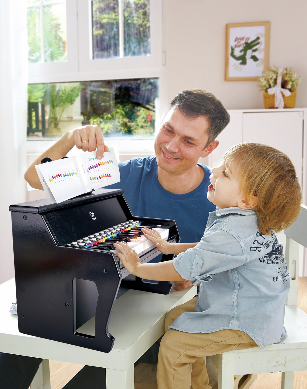 Piano Aprende con Luces Negro Piano Aprende con Luces Negro