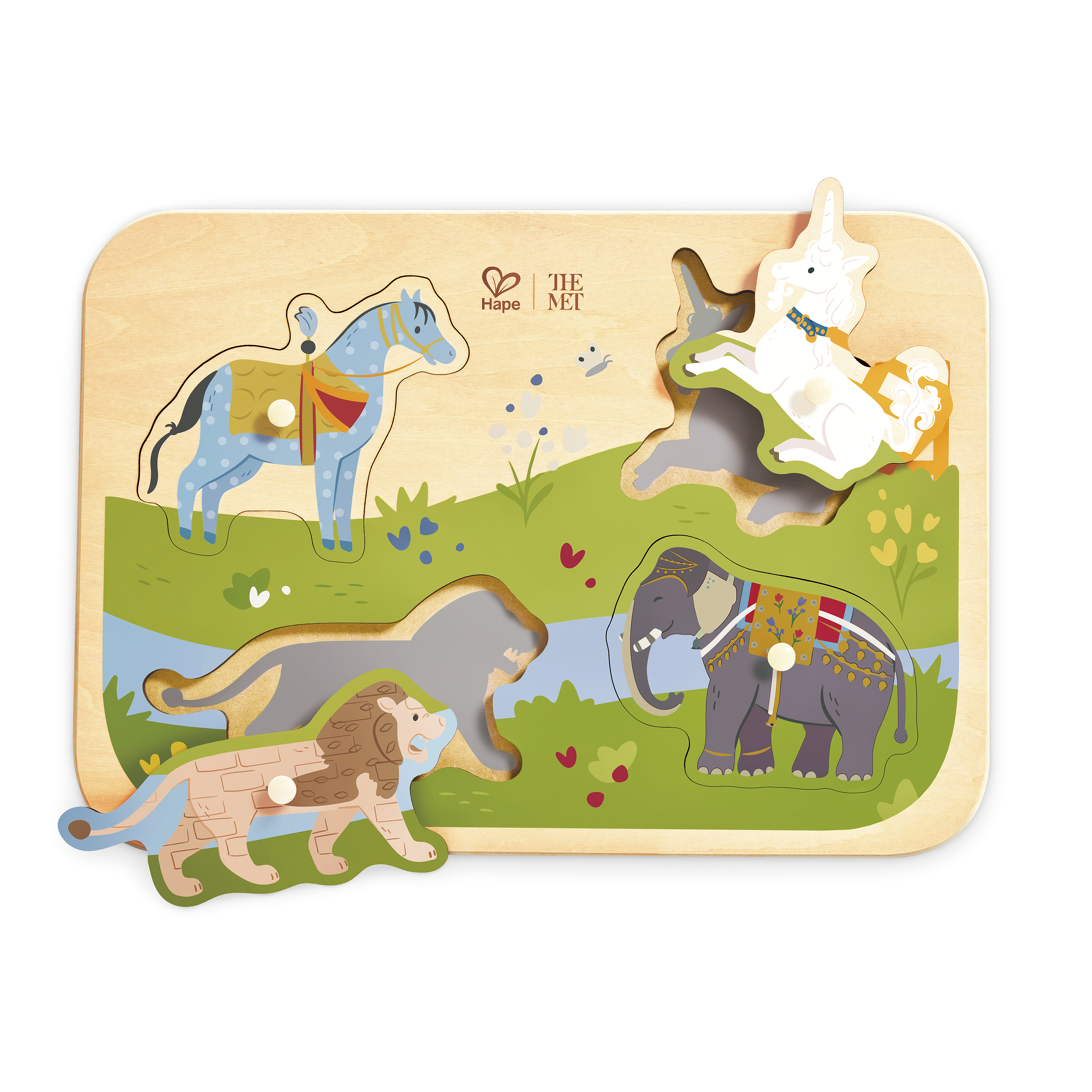 Majestic Animals Peg Puzzle