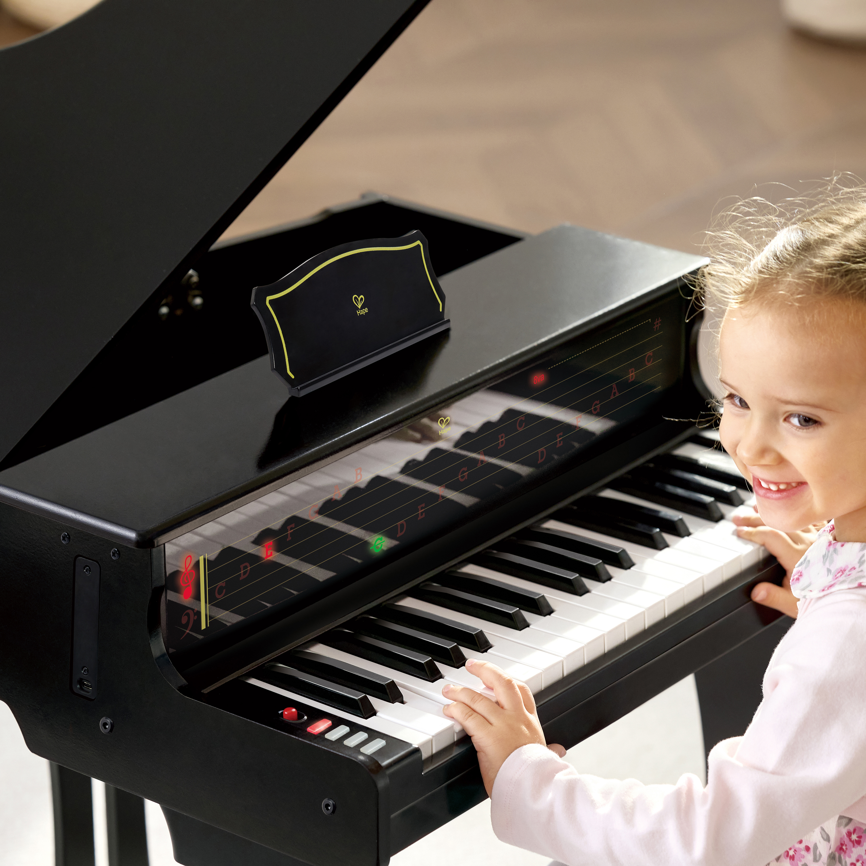 Light-Up Learning Piano, 37 Keys