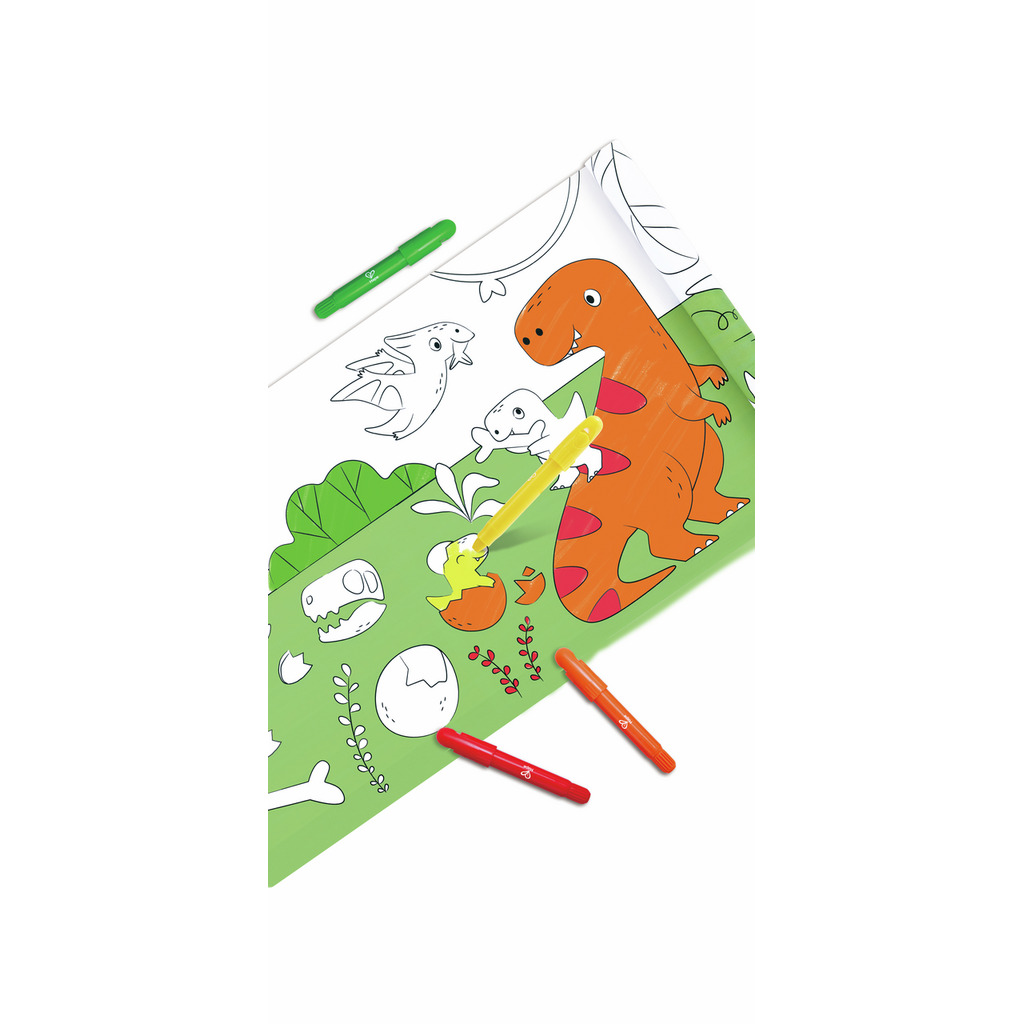 Rollo de Papel para Garabatos de Dinosaurios Rollo de Papel para Garabatos de Dinosaurios