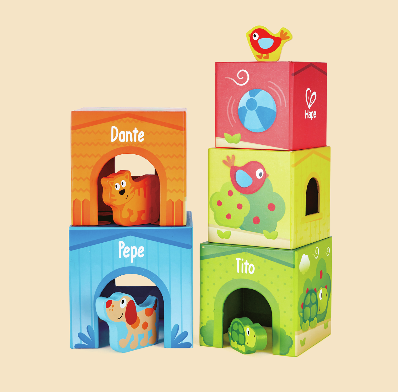 Cubos Apilables Pepe & Friends Cubos Apilables Pepe & Friends