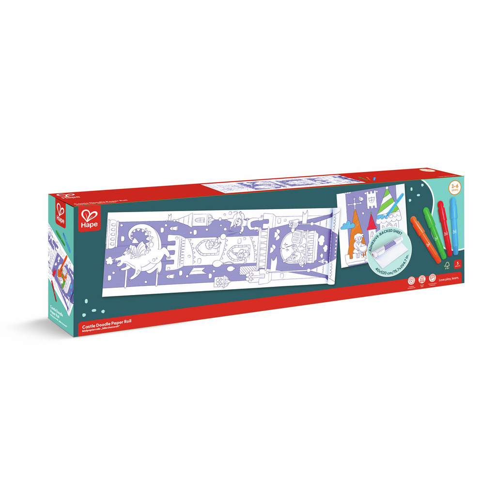 Rollo de Papel para Garabatos de Castillos