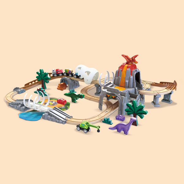 Conjunto de aventura ferroviaria Dino Conjunto de aventura ferroviaria Dino