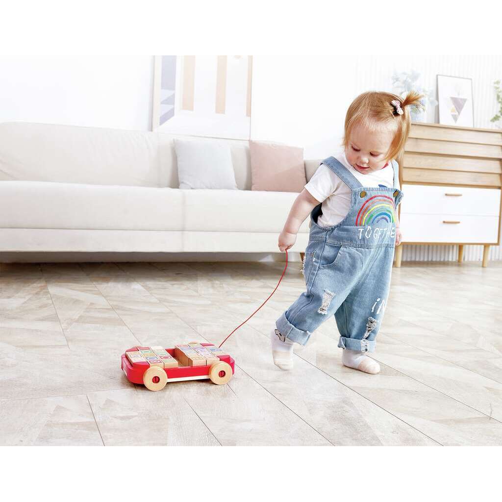 Carro de Arrastre con Bloques Apilables Carro de Arrastre con Bloques Apilables