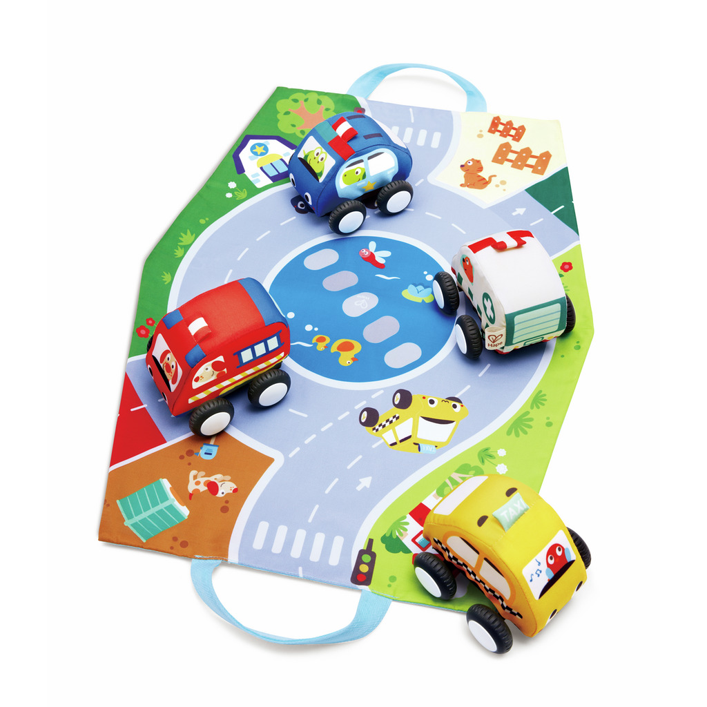 Set de Coches de Peluche