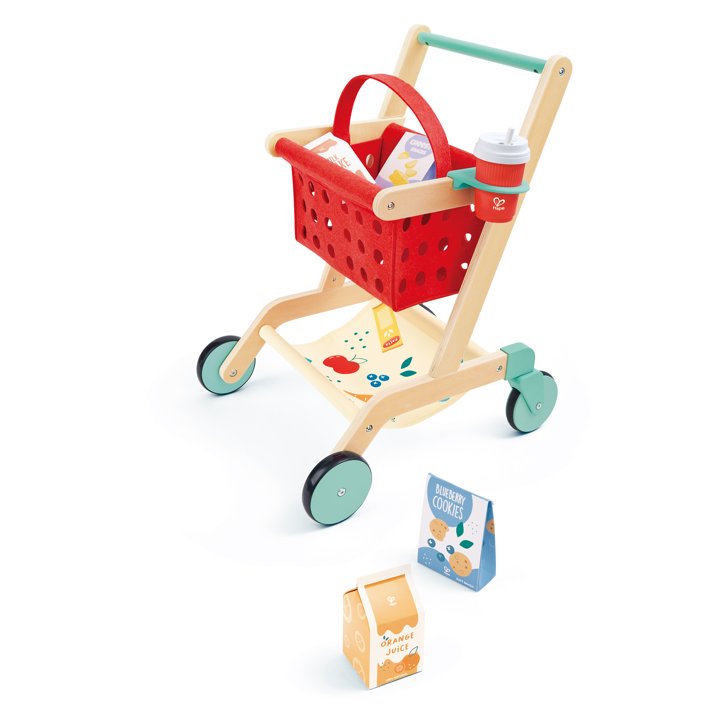 Carrito y Cesta del Pequeño Comprador