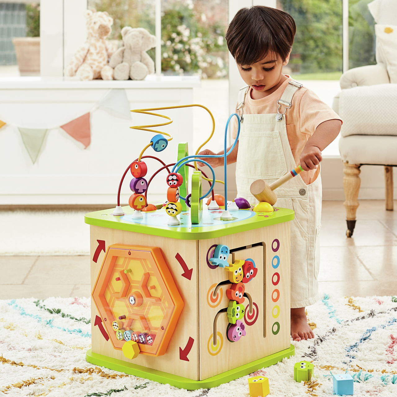 Cubo de Juegos de Animales del Campo Cubo de Juegos de Animales del Campo