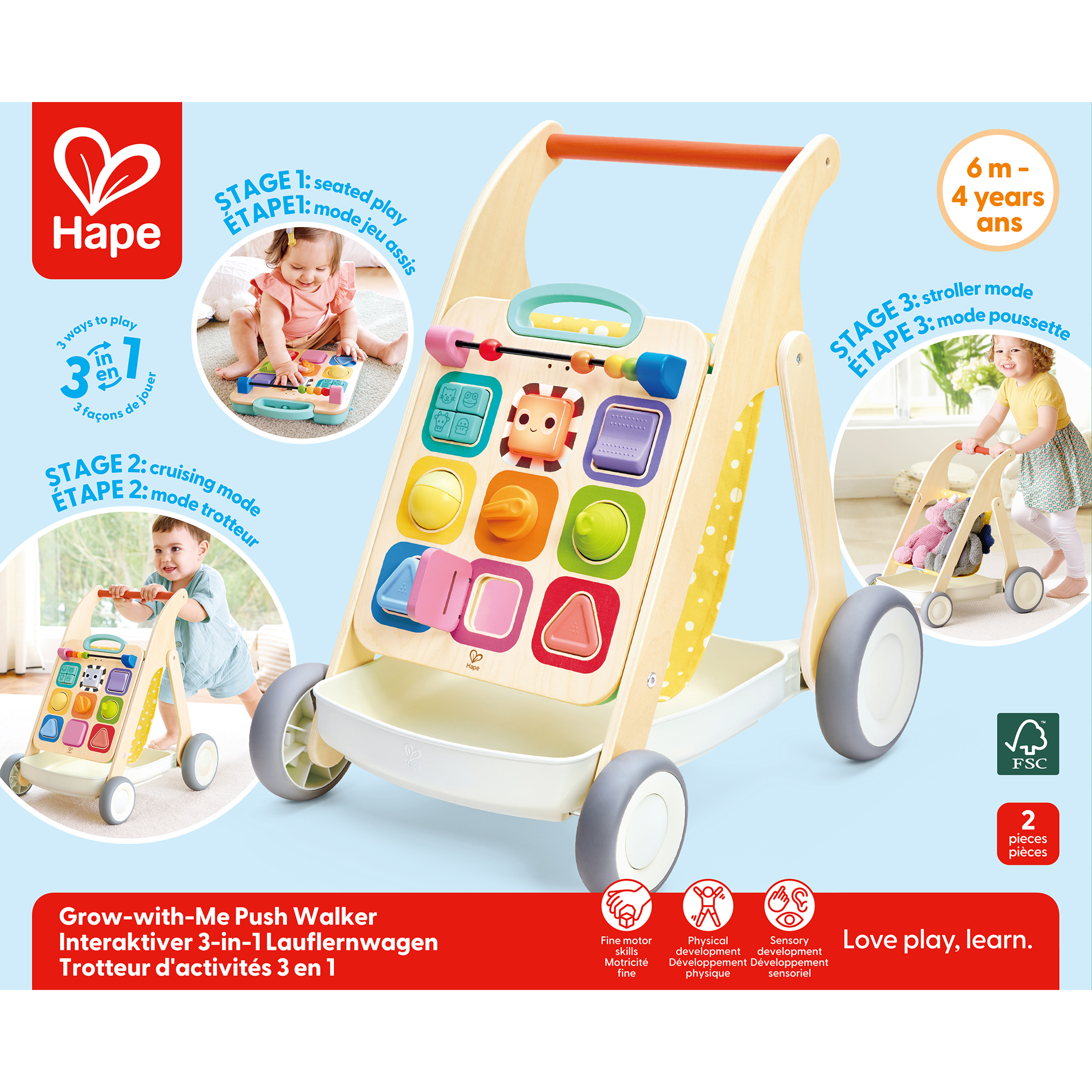 Grow-with-Me Push Walker