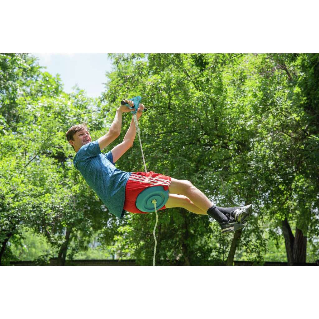 Tirolina 30m con Sistema de Freno Quickset Tirolina 30m con Sistema de Freno Quickset